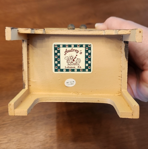 Miniature Toy Armoire by Audrey's Handpainted American Primitive - Picture 7 of 12